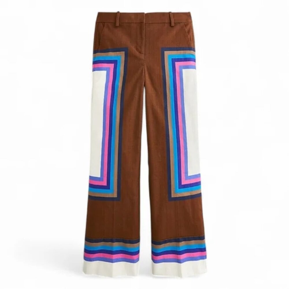 J. Crew Collection High-Rise Peyton Pant in Ratti Frame Print 12